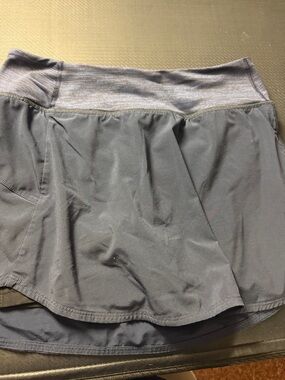 Outdoor Voices navy skirt with black lining